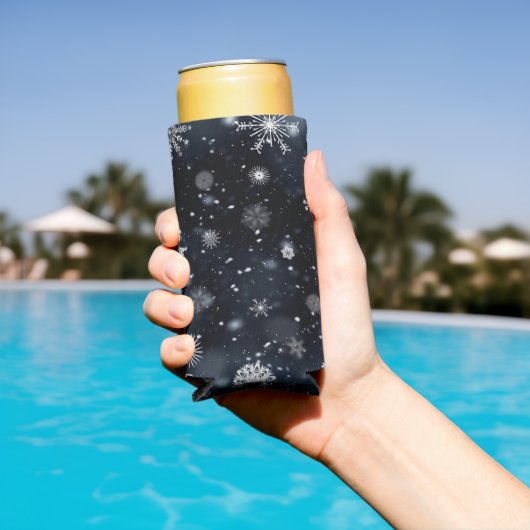 クリスマス滑りやすいジョー様々な形状のサイズを落とす スリム缶クーラー (インサイチュ プール)