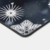 クリスマス滑りやすいジョー様々な形状のサイズを落とす デスクマット (コーナー)