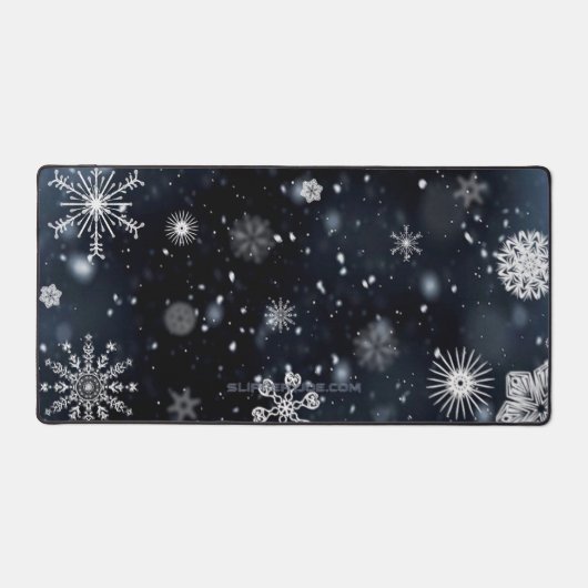クリスマス滑りやすいジョー様々な形状のサイズを落とす デスクマット (正面)