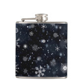 クリスマス滑りやすいジョー様々な形状のサイズを落とす フラスク (正面)