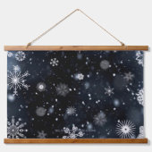 クリスマス滑りやすいジョー様々な形状のサイズを落とす 吊り下げ型タペストリー (正面)