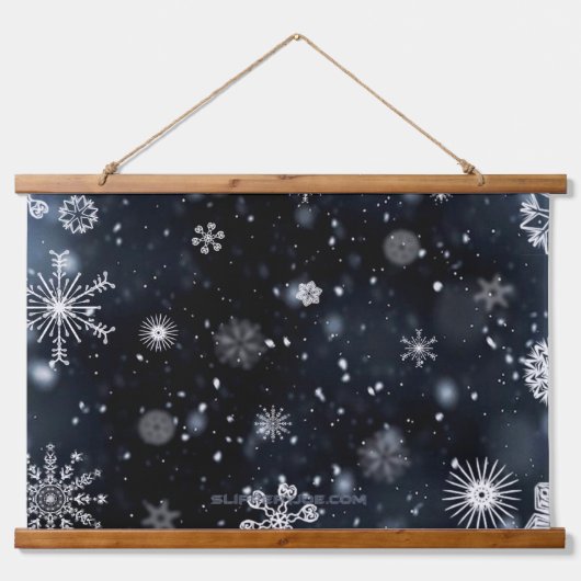 クリスマス滑りやすいジョー様々な形状のサイズを落とす 吊り下げ型タペストリー (正面)