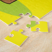 クリスマス漫画の犬 ジグソーパズル (側面)