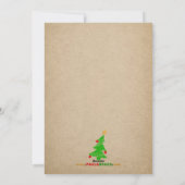 クリスマス漫画の蛙 シーズンカード (裏面)