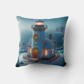 クリスマス灯台，沿岸クリスマスデコル クッション (裏面)