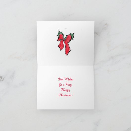 クリスマス灯 シーズンカード (内部)