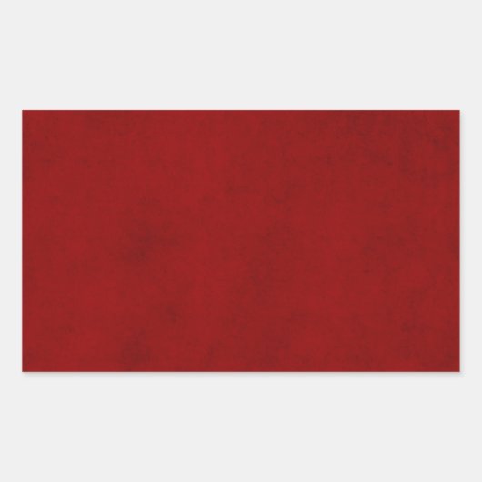 クリスマス無地の赤の休日の色の背景トレンド 長方形シール (正面)