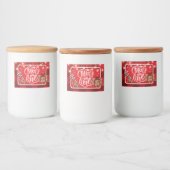 クリスマス焼いたと恋 フードラベル (ボトル)