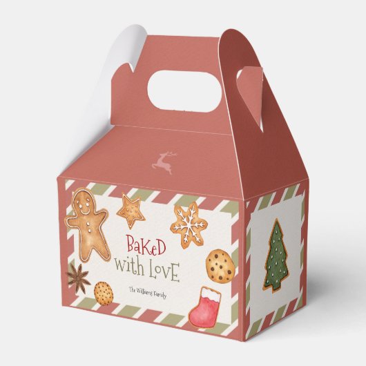 クリスマス焼いたプレゼントを愛して フェイバーボックス (裏面サイド)