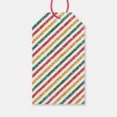 クリスマス焼いたヴィンテージとラブグリッター ギフトタグ (裏面)