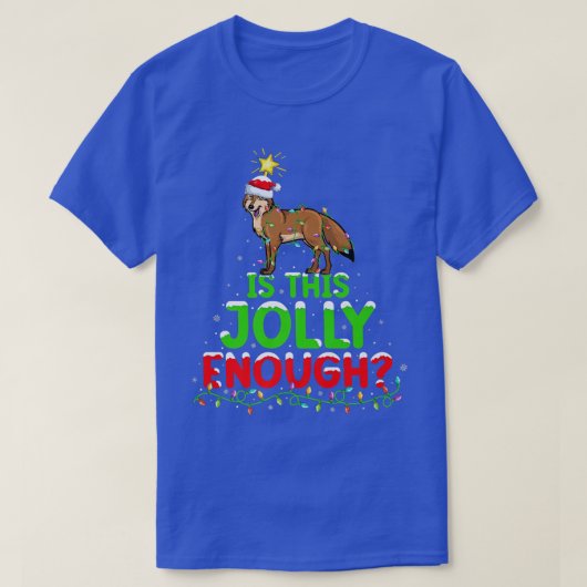 クリスマス照明は十分なすてきコヨーテクリスマ Tシャツ (デザイン正面)