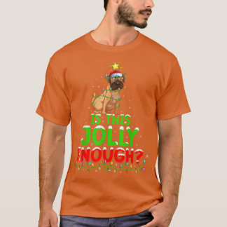 クリスマス照明は十分なすてきブルドッグのクリスマス Tシャツ