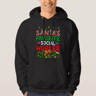 クリスマス照明サンタのお気に入りのソーシャルワーカーChris パーカ