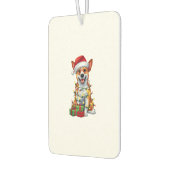 クリスマス照明サンタハットカナンドグクリスマス_1 カーエアーフレッシュナー (左)