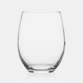 クリスマス照明サンタハットコルギドッグクリスマス_1 ステムなしワイングラス (右)