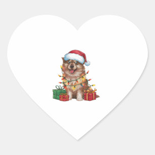 クリスマス照明サンタハットフィンランドラプウンドドッグクリス ハートシール