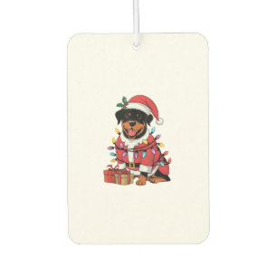 クリスマス照明サンタロットワイラードッグクリスマス カーエアーフレッシュナー