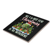 クリスマス照明サンタ私はクリスマスのために欲しいすべてはA タイル (側面)