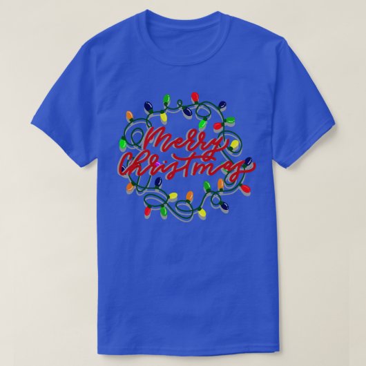 クリスマス照明1 Tシャツ (デザイン正面)