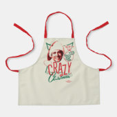 クリスマス熱狂するの休暇 エプロン (正面)