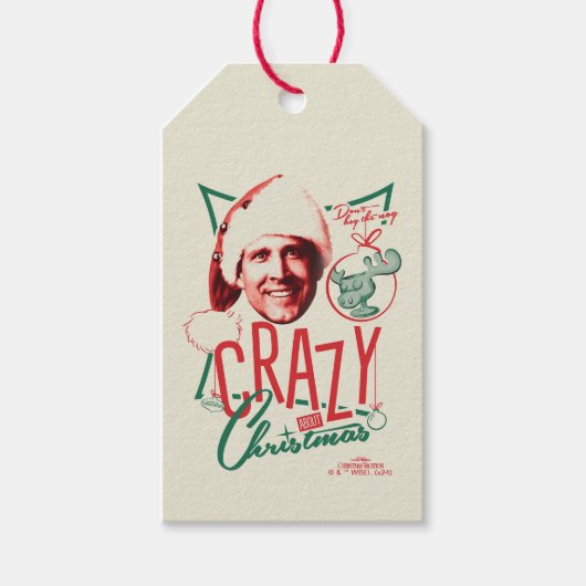 クリスマス熱狂するの休暇 ギフトタグ (正面)