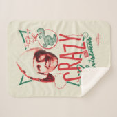 クリスマス熱狂するの休暇 シェルパブランケット (正面(横))