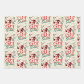 クリスマス熱狂するの休暇 ラッピングペーパーシート (正面)