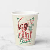 クリスマス熱狂するの休暇 紙コップ (裏面)