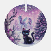 クリスマス版ガラスオーナメント ガラスオーナメント (裏面)