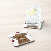 クリスマス牛 コースター (右側)