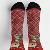クリスマス牛 ソックス (上部)