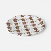 クリスマス牛 ペーパープレート (アングル)