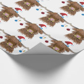 クリスマス牛 ラッピングペーパー (角)