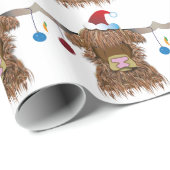 クリスマス牛 ラッピングペーパー (ロールコーナー)