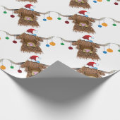 クリスマス牛 ラッピングペーパー (角)