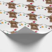 クリスマス牛 ラッピングペーパー (角)
