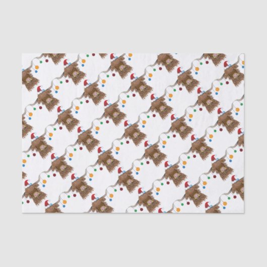 クリスマス牛 薄葉紙 (正面)