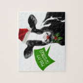 クリスマス牛- Mooryクリスマス! ジグソーパズル (縦)