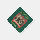 クリスマス物語 |平和、調和、心地よい、喜び スタンダードカクテルナプキン (角)