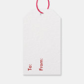 クリスマス特別配達トナカイ郵便ギフトラベル ギフトタグ (裏面)