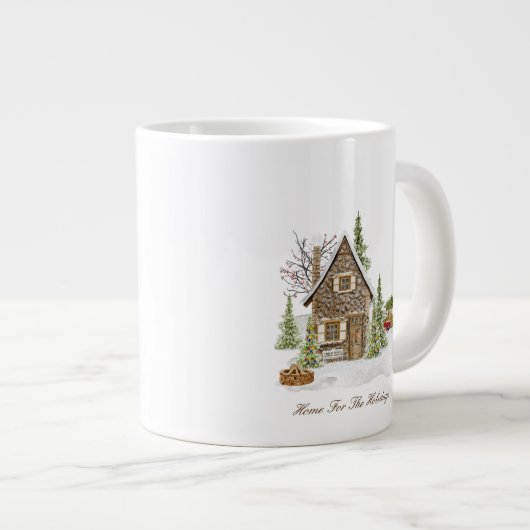 クリスマス特産マグカップ ジャンボコーヒーマグカップ (正面右)