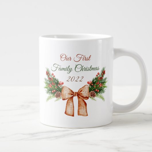 クリスマス特産マグカップ ジャンボコーヒーマグカップ (右)