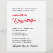 クリスマス犬さまようチラシ チラシ (裏面)