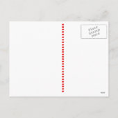 クリスマス犬それはすばらしい生命です シーズンポストカード (裏面)