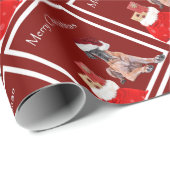 クリスマス犬のグレートデーン ラッピングペーパー (ロールコーナー)