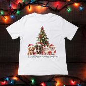 クリスマス犬のシャツ |犬好き休日Tシャツ Tシャツ