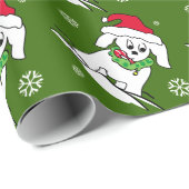 クリスマス犬の恋人 ラッピングペーパー (ロールコーナー)