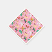 クリスマス犬の服装 スタンダードカクテルナプキン (角)