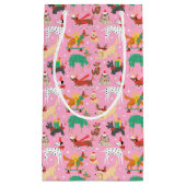 クリスマス犬の服装 スモールペーパーバッグ (正面)