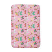 クリスマス犬の服装 バスマット (正面縦)